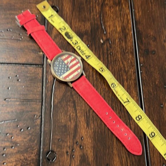 NEW American Flag Watch Patriotic wristwatch NIP New in Package Great Gift! - Picture 5 of 8